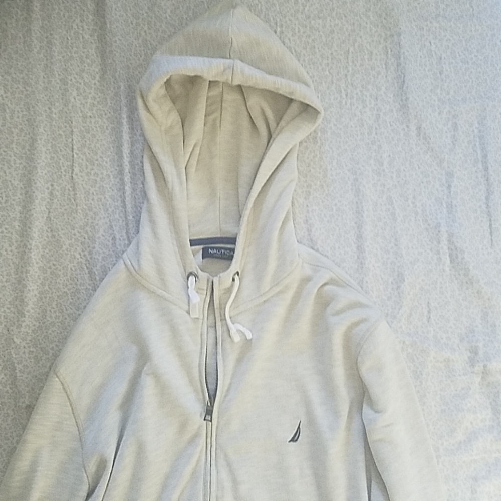 Nautica Zip Up Sweatshirt Size Large